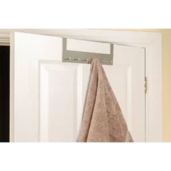 None Over The Door Hook Rail - Polished Chrome - 6 Hooks 2 None Over The Door Hook Rail - Polished Chrome - 6 Hooks -Famous Furniture Store 12806958 7894832978692011