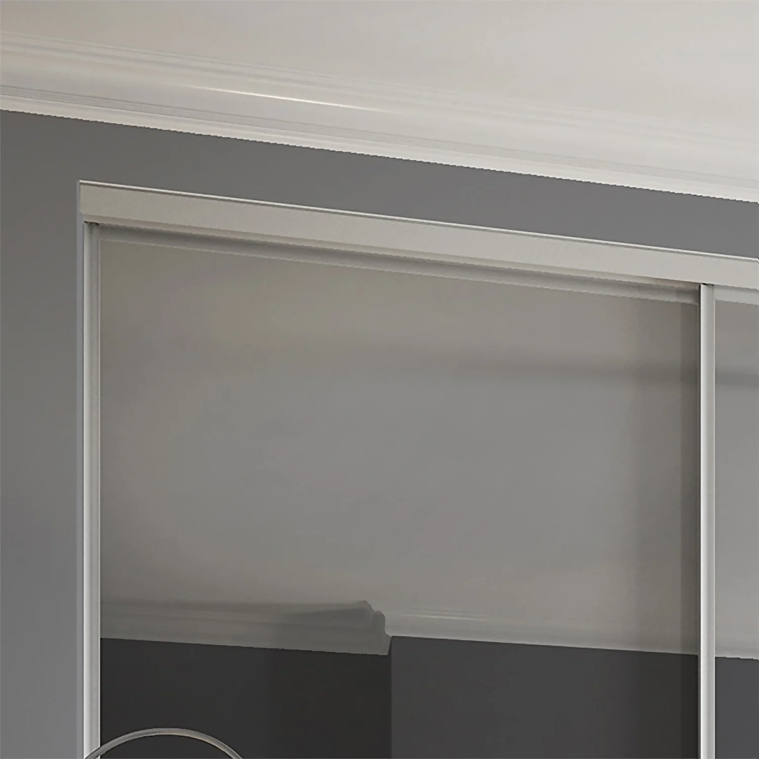 Duo Sliding Wardrobe Door Cappuccino Glass / Mirror with Aluminium Frame (W)762mm Duo Sliding Wardrobe Door Cappuccino Glass / Mirror With Aluminium Frame (W)762mm -Famous Furniture Store 12807138 1634843069754055