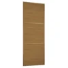 Linear Sliding Wardrobe Door 3 Panel Oak With Oak Frame (W)914mm