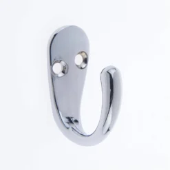 Basic Single Robe Hook - Chrome