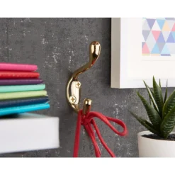 Basic Coat Hook - Polished Brass -Famous Furniture Store 12817264 1304995164844402