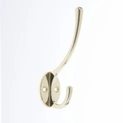 Victorian Hook - Polished Brass