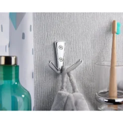 Modern Twin Hook - Chrome -Famous Furniture Store 12817366 3194995165139338