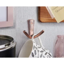 Modern Twin Hook - Antique Copper -Famous Furniture Store 12817386 6924995165233679