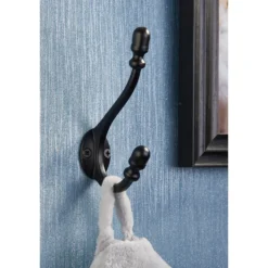 Antique Deco Hook - Matt Black -Famous Furniture Store 12817403 1584995165311586