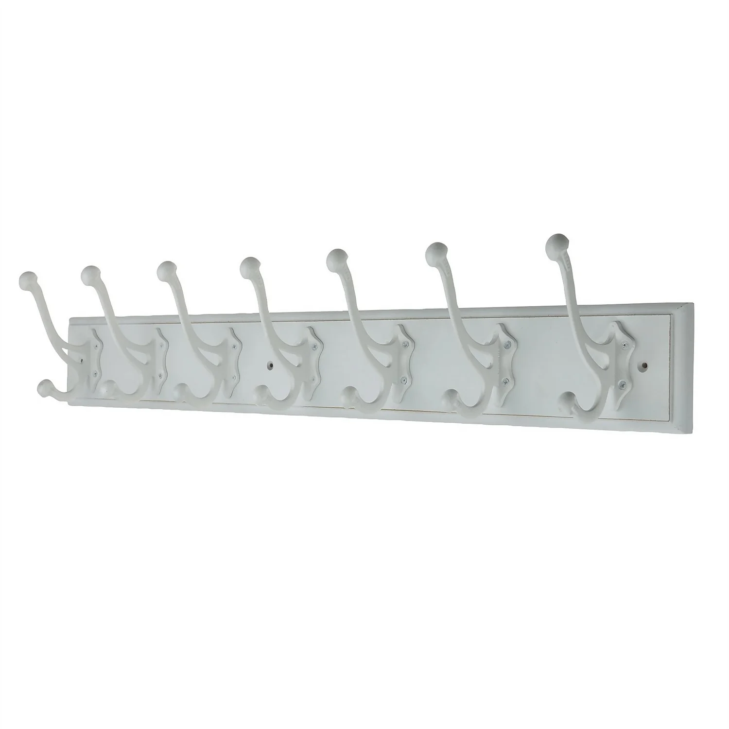 7 White Antique Hooks on Rustic Board 7 White Antique Hooks On Rustic Board -Famous Furniture Store 12821172 1854845727341762