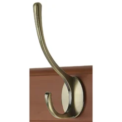 6 Victorian Antiqued Brass Hooks On Oak Stepped Board 2 6 Victorian Antiqued Brass Hooks On Oak Stepped Board -Famous Furniture Store 12821288 1264847704977693