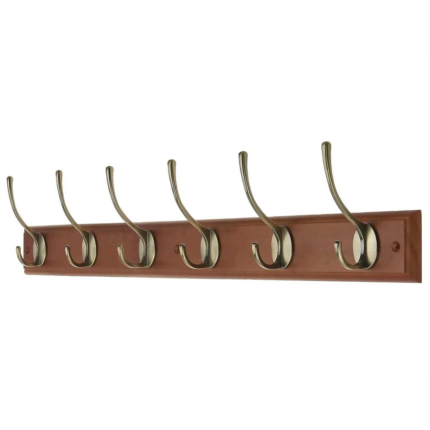 6 Victorian Antiqued Brass Hooks on Oak Stepped Board 6 Victorian Antiqued Brass Hooks On Oak Stepped Board -Famous Furniture Store 12821288 8234845727695450