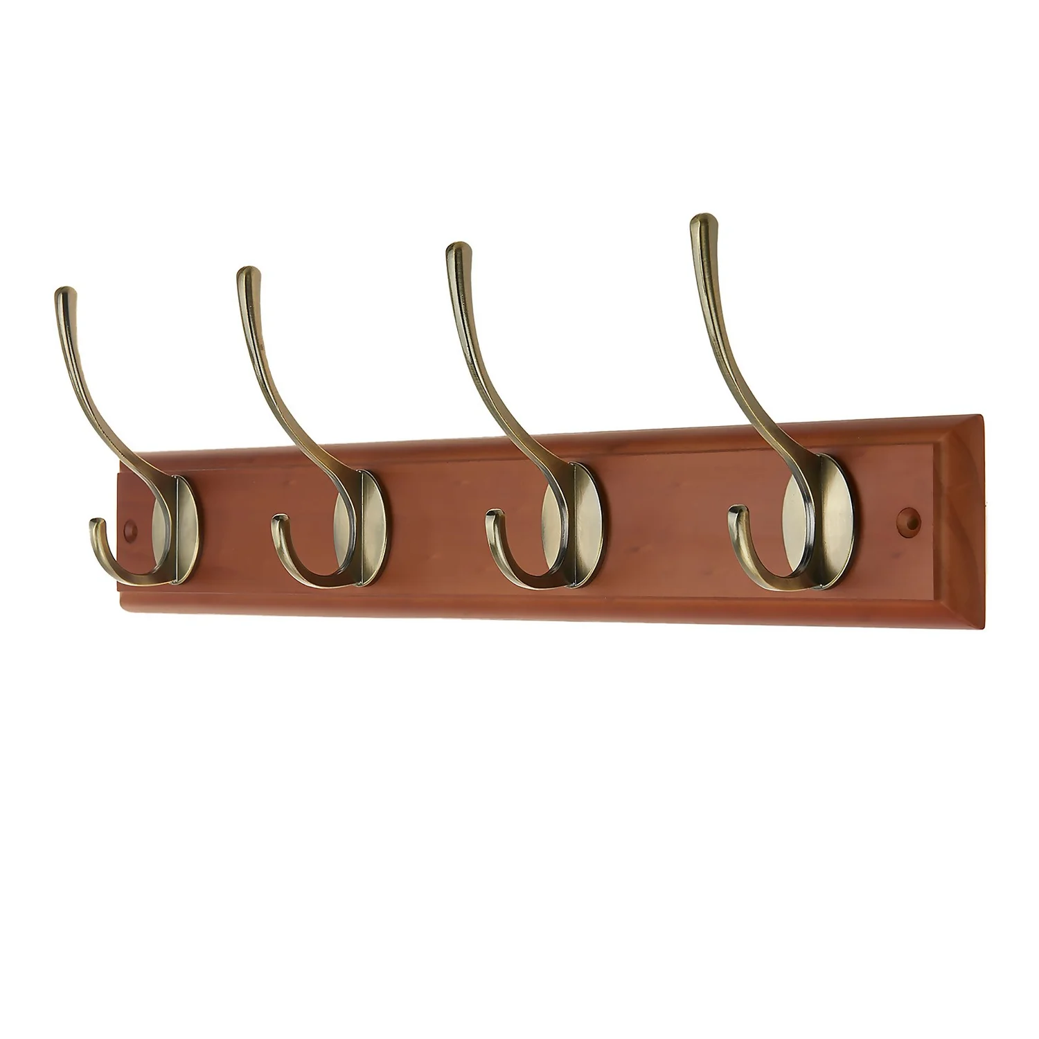 Beech Victorian Hook Rail - Antique Brass - 4 Hooks None Beech Victorian Hook Rail - Antique Brass - 4 Hooks -Famous Furniture Store 12832351 1854846153912227