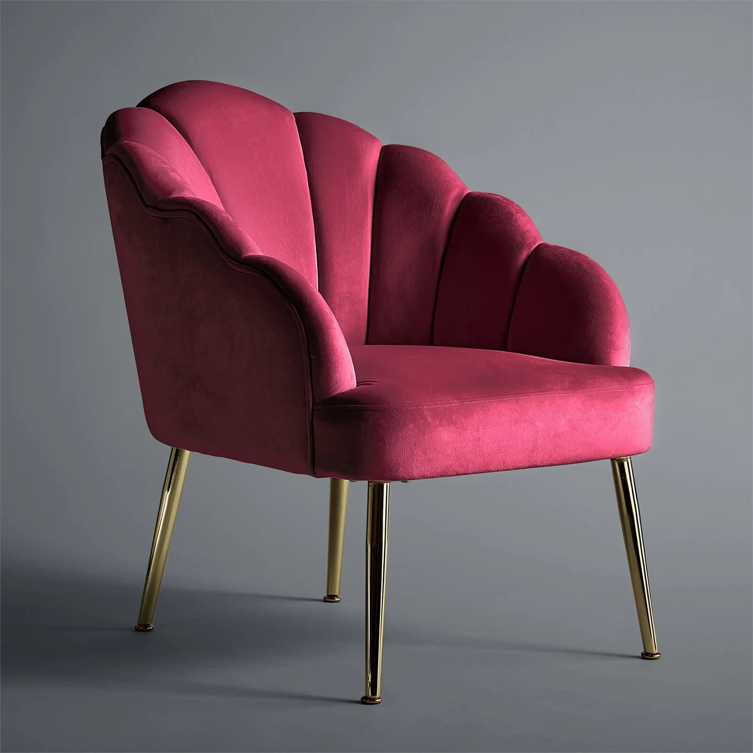 Sophia Scallop Occasional Chair - Cerise Sophia Scallop Occasional Chair - Cerise -Famous Furniture Store 12834754 1684833175761318