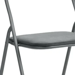 Folding Chair - Dark Grey 4 Folding Chair - Dark Grey -Famous Furniture Store 12834894 3305019784773549