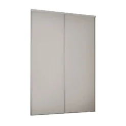 Classic 2 Door Sliding Wardrobe Kit Cashmere Panel (W)1185 X (H)2260mm