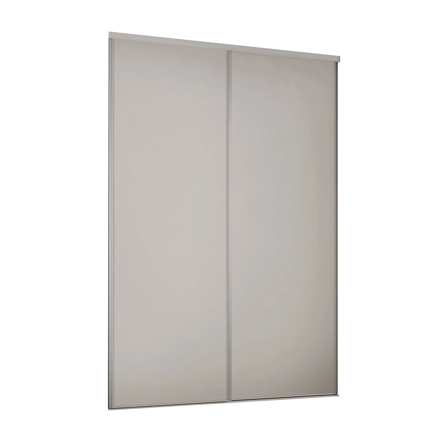 Classic 2 Door Sliding Wardrobe Kit Cashmere Panel (W)1185 x (H)2260mm Classic 2 Door Sliding Wardrobe Kit Cashmere Panel (W)1185 X (H)2260mm -Famous Furniture Store 12835457 2104831960396947
