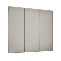 Classic 3 Door Sliding Wardrobe Kit Cashmere Panel (W)2672 X (H)2260mm