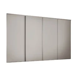 Classic 4 Door Sliding Wardrobe Kit Cashmere Panel (W)2370 X (H)2260mm