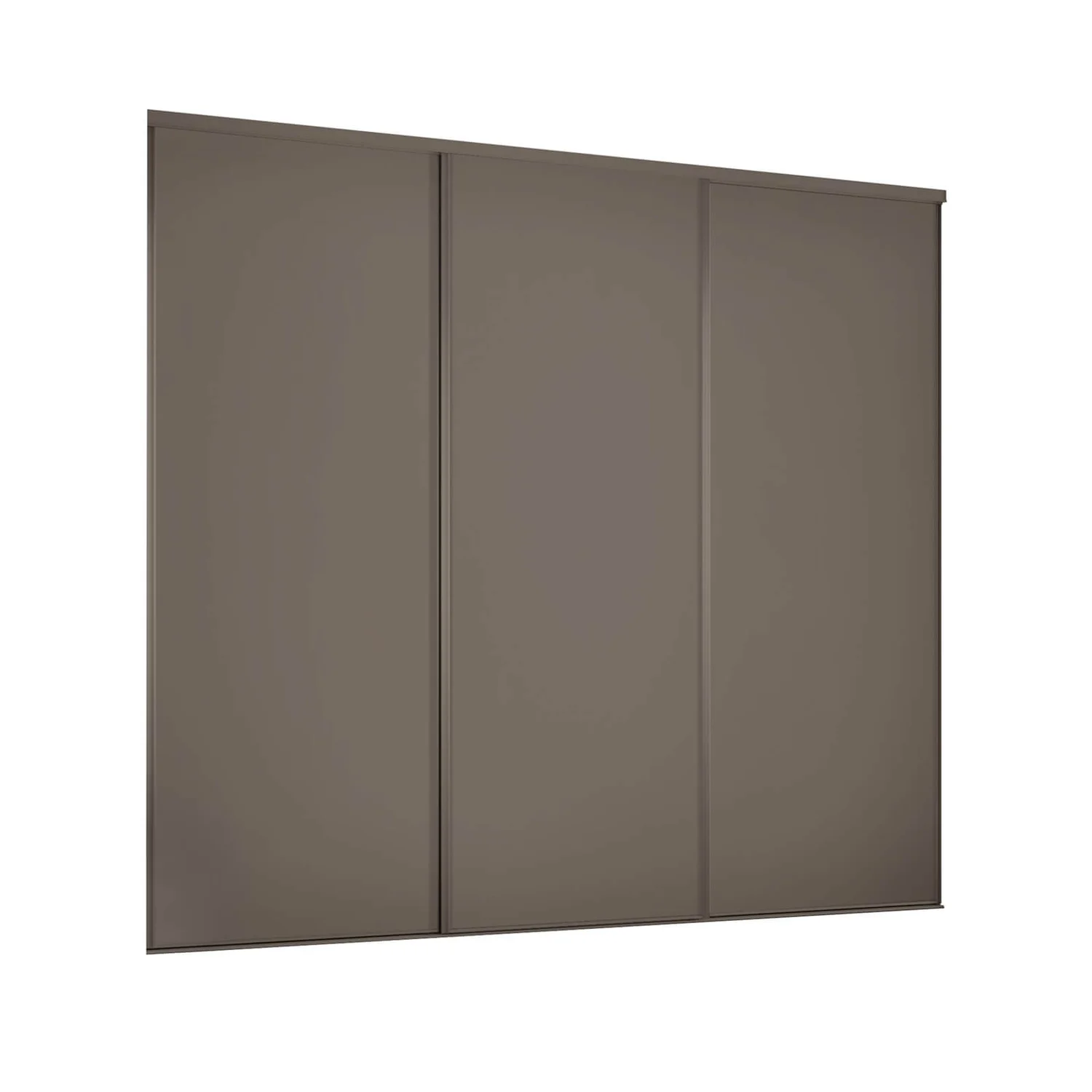 Classic 3 Door Sliding Wardrobe Kit Stone Grey Panel (W)2216 x (H)2260mm Classic 3 Door Sliding Wardrobe Kit Stone Grey Panel (W)2216 X (H)2260mm -Famous Furniture Store 12835575 1294831944034005