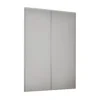 Classic 2 Door Sliding Wardrobe Kit Dove Grey Panel (W)1793 X (H)2260mm