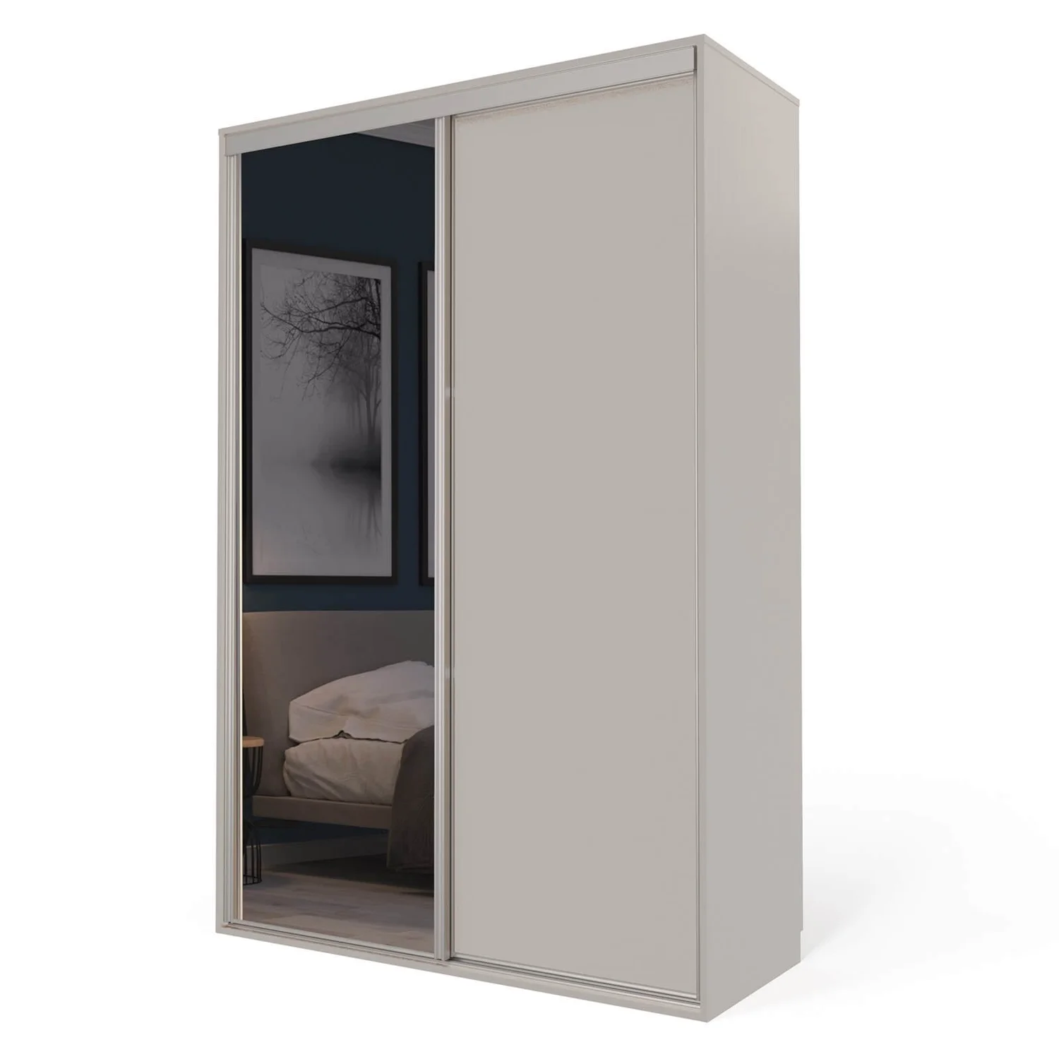 Cashmere Freestanding Sliding Wardrobe with Interiors (W)1220mm Cashmere Freestanding Sliding Wardrobe With Interiors (W)1220mm -Famous Furniture Store 12835778 6694831961872806