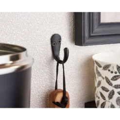 Basic Single Robe Hook - Matt Black -Famous Furniture Store 12838579 7924995165466806