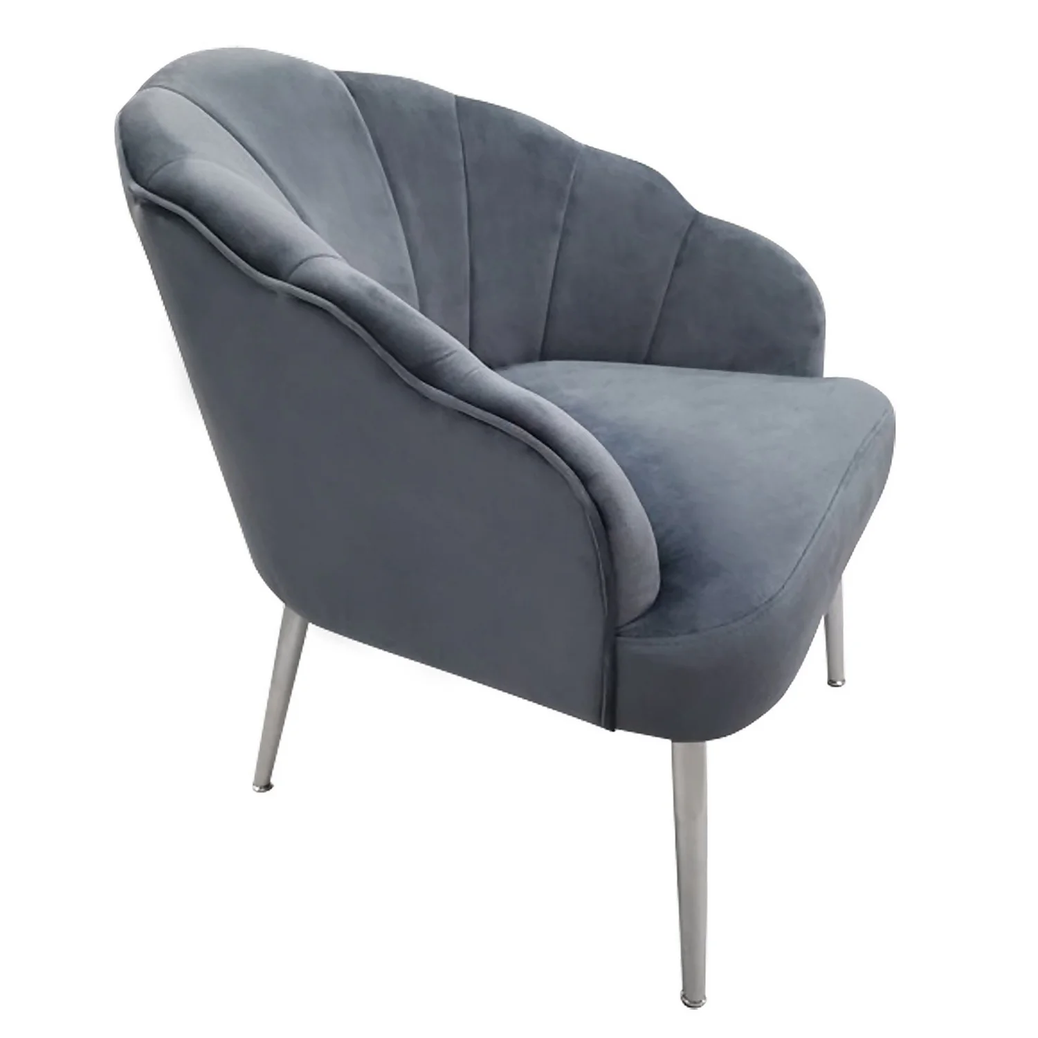 Sophia Scallop Occasional Chair - Grey Sophia Scallop Occasional Chair - Grey -Famous Furniture Store 12838886 1634940538203316