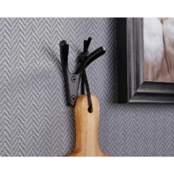 Two Prong Ant Hook - Matt Black -Famous Furniture Store 12839025 2174995165937212