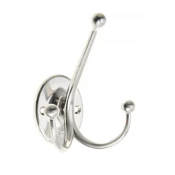 Oval Tri Hook - Satin Nickel