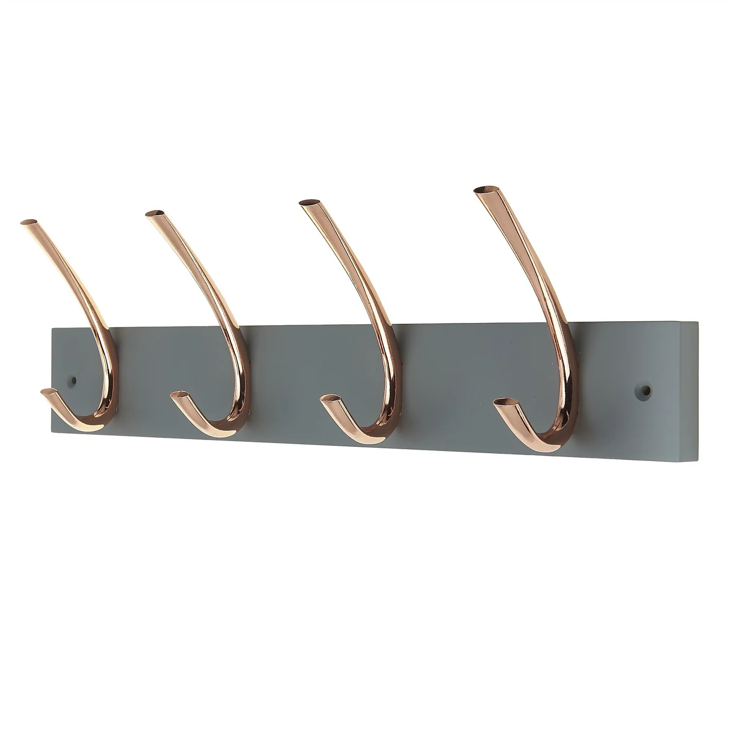 4 Large Rib Copper Hook on Slate Grey Bloc Board 4 Large Rib Copper Hook On Slate Grey Bloc Board -Famous Furniture Store 12839288 1284845858149718
