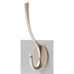 4 Victorian Satin Nickel Hooks On Dove Bloc Board -Famous Furniture Store 12839448 1164964414545968