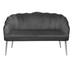 Sophia Scallop Occasional Sofa - Grey -Famous Furniture Store 12840470 1384862235640740