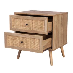 Kubu Rattan 2 Drawer Bedside Table 2 Kubu Rattan 2 Drawer Bedside Table -Famous Furniture Store 12844064 1304870210044231