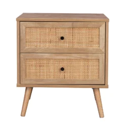 Kubu Rattan 2 Drawer Bedside Table 3 Kubu Rattan 2 Drawer Bedside Table -Famous Furniture Store 12844064 7034870210070073