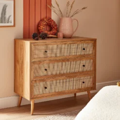 Kubu Rattan 3 Drawer Chest -Famous Furniture Store 12844065 1334907793646818