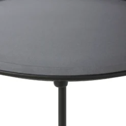 Metal Folding Side Table - Black 3 Metal Folding Side Table - Black -Famous Furniture Store 12879001 1094940538755658