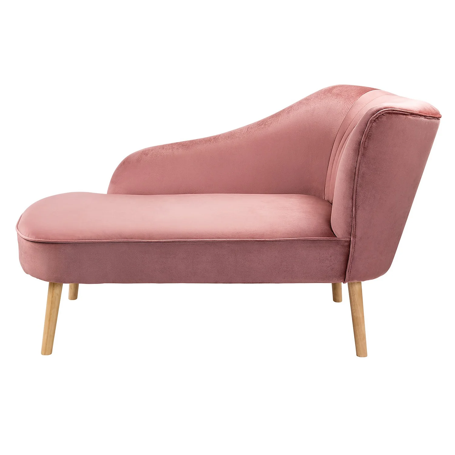 Lara Luxury Velvet Chaise Longue - Rose Lara Luxury Velvet Chaise Longue - Rose -Famous Furniture Store 12882857 1094893575089908