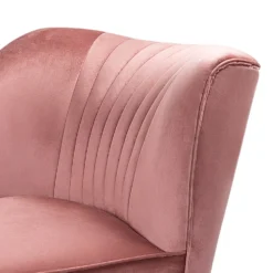 Lara Luxury Velvet Chaise Longue - Rose 3 Lara Luxury Velvet Chaise Longue - Rose -Famous Furniture Store 12882857 1504949009867520