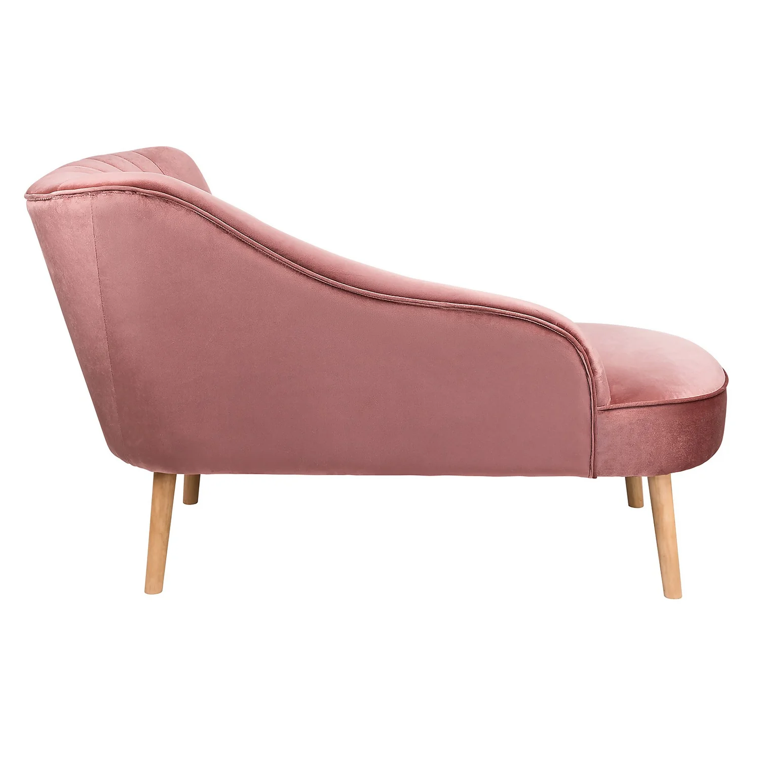 Lara Luxury Velvet Chaise Longue - Rose Lara Luxury Velvet Chaise Longue - Rose -Famous Furniture Store 12882857 1884893575147463
