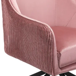 Pia Pleat Swivel Chair - Rose 5 Pia Pleat Swivel Chair - Rose -Famous Furniture Store 12882869 1324887373410543