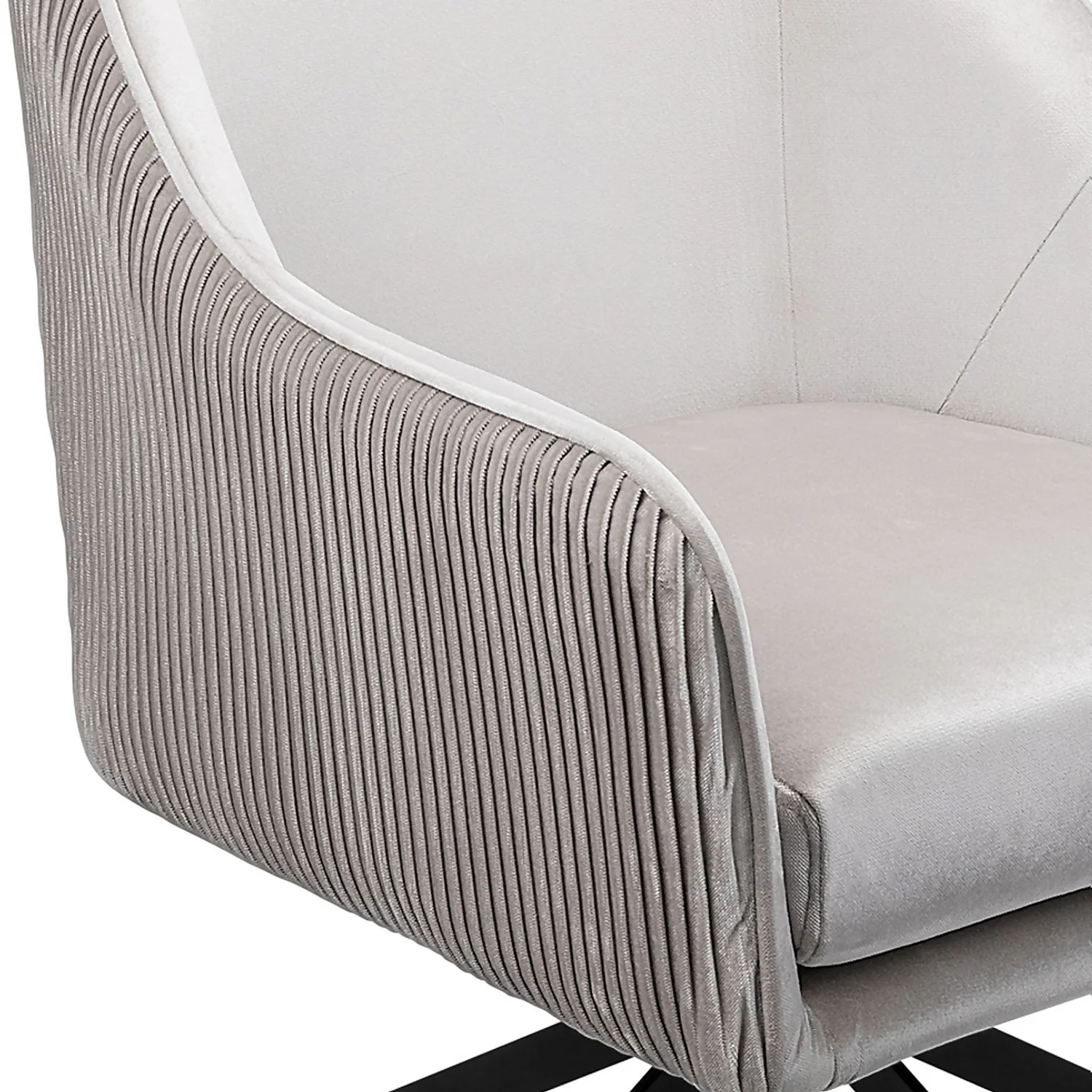 Pia Pleat Swivel Chair - Silver Pia Pleat Swivel Chair - Silver -Famous Furniture Store 12882871 1104887373158504