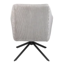 Pia Pleat Swivel Chair - Silver 2 Pia Pleat Swivel Chair - Silver -Famous Furniture Store 12882871 1854887373095483
