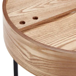 House Beautiful Halo Wood Side Table -Famous Furniture Store 12886093 1264862228145522