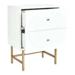 House Beautiful Taylor 2 Drawer Bedside Table - White 3 House Beautiful Taylor 2 Drawer Bedside Table - White -Famous Furniture Store 12886096 1354862228017314