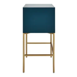 House Beautiful Trixie 2 Drawer Bedside Table - Blue 4 House Beautiful Trixie 2 Drawer Bedside Table - Blue -Famous Furniture Store 12886098 1624862228111955