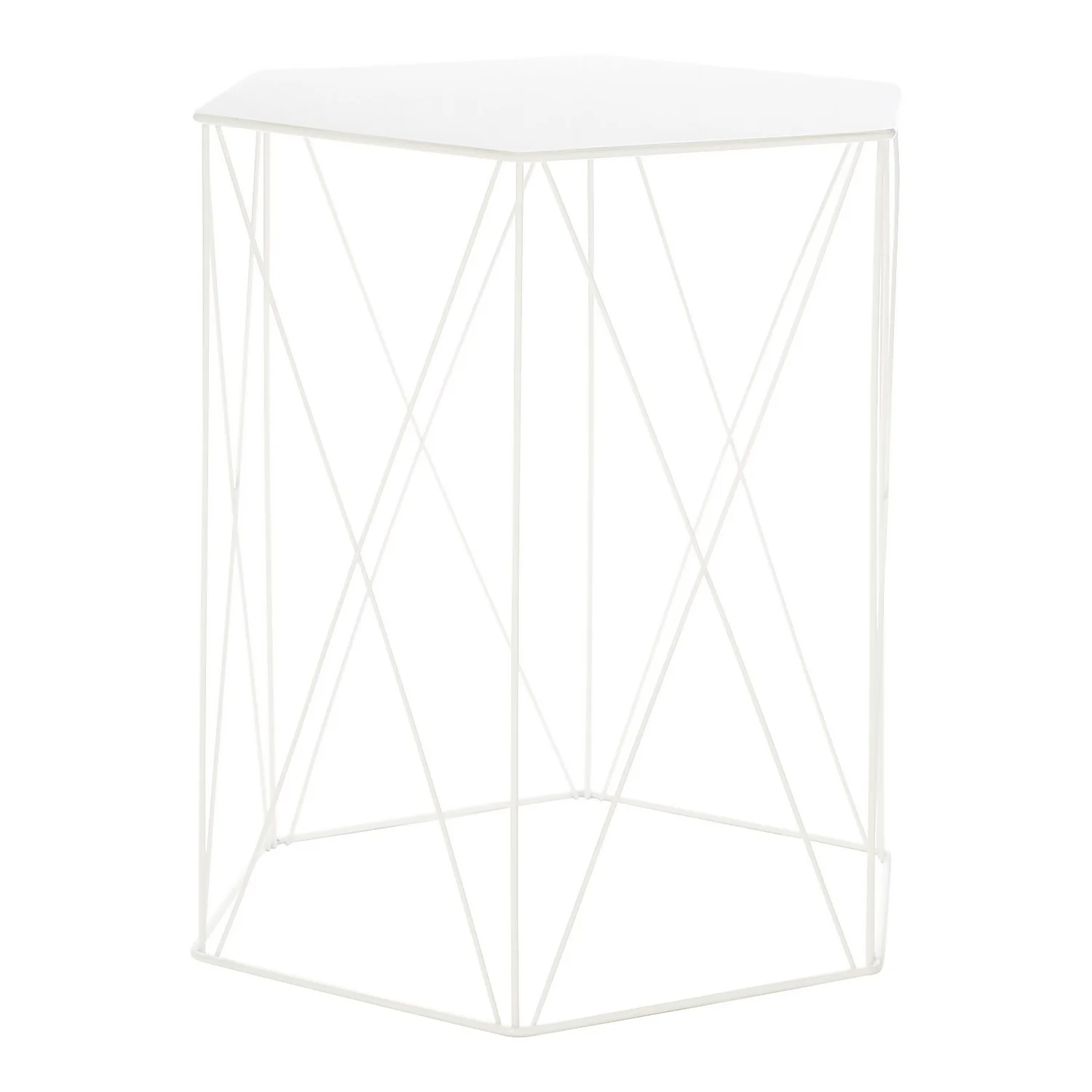 Hex Side Table Set Of 2 White Hex Side Table Set Of 2 White -Famous Furniture Store 12888151 2014947208431936