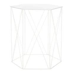 Hex Side Table Set Of 2 White 4 Hex Side Table Set Of 2 White -Famous Furniture Store 12888151 2074947208480038