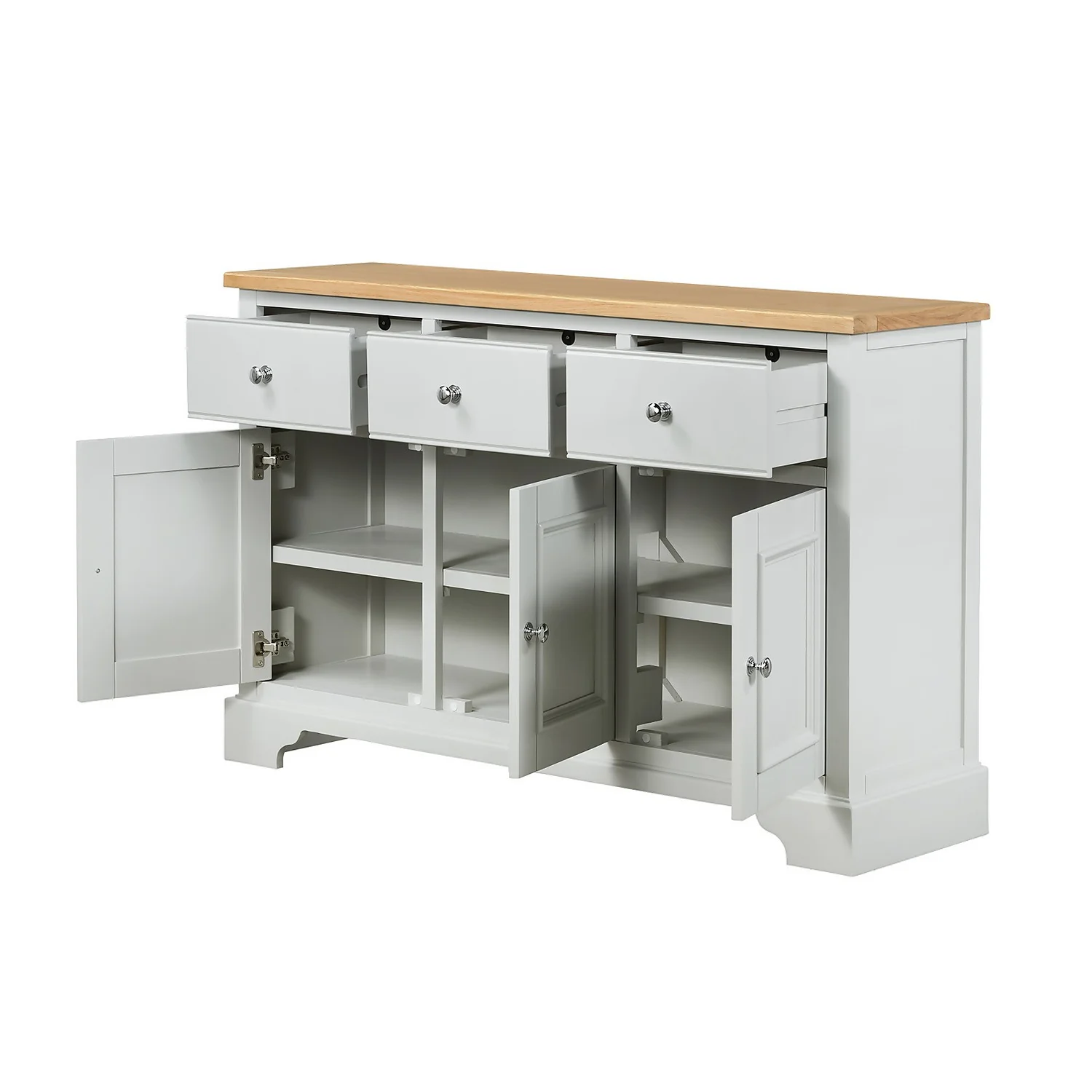 Westcott Oak Painted Large Sideboard Westcott Oak Painted Large Sideboard -Famous Furniture Store 12914129 8704897162636836