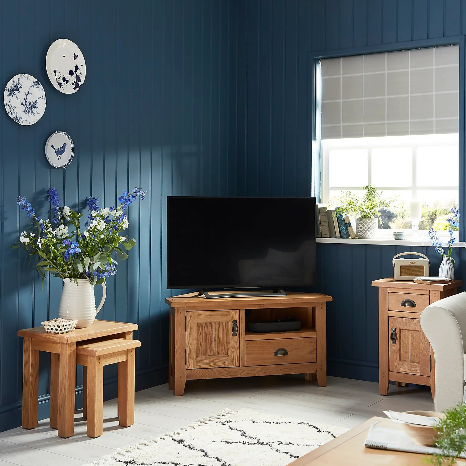 Hocombe Tall Side Table - Oak Hocombe Tall Side Table - Oak -Famous Furniture Store 12914668 1774933242319584