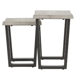Dalston Grey Ash Nest Of Tables -Famous Furniture Store 12915451 1444885834777416