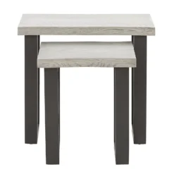 Dalston Grey Ash Nest Of Tables -Famous Furniture Store 12915451 9414885834753380