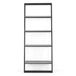 Dalston Grey Ash Ladder Shelf 2 Dalston Grey Ash Ladder Shelf -Famous Furniture Store 12915459 1874885834774860