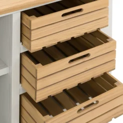 Ashstead Small Sideboard - Oak & Ivory 6 Ashstead Small Sideboard - Oak & Ivory -Famous Furniture Store 12917103 1734897162955025